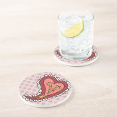 Paisley Heart Untersetzer (Seite)