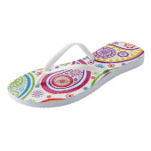 Paisley Heaven Flip Flops Badesandalen (Schrägansicht)