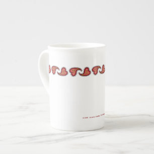 Paisley-Herz Spezialtasse Porzellantasse