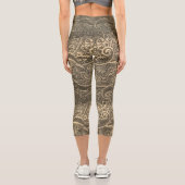Paisley High Waisted Capris (Rückseite)