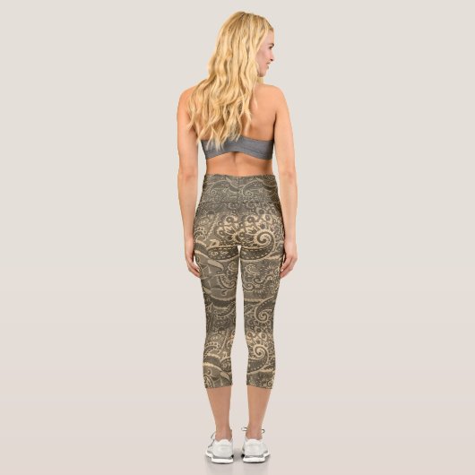 Paisley High Waisted Capris (Rückseite)