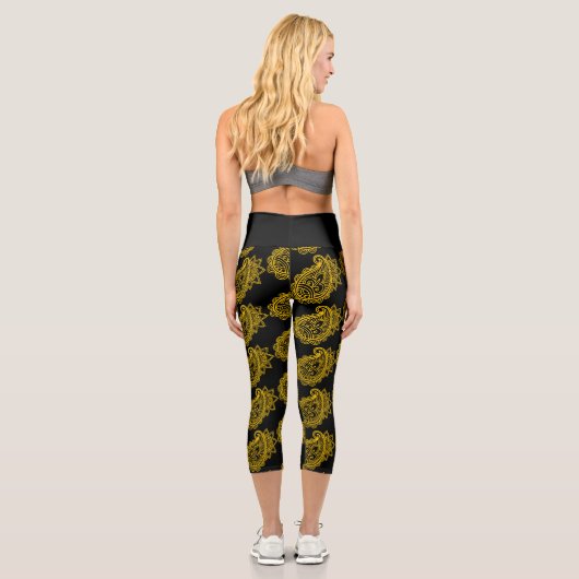 Paisley High Waisted Capris (Rückseite)