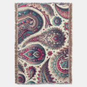 Paisley Hintergrundemuster Decke (Vorderseite Vertikal)