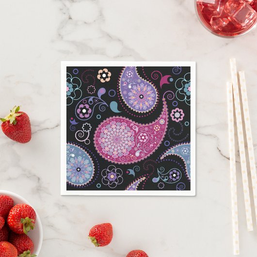 Paisley Hintergrundpapier Napkins Serviette