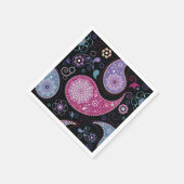 Paisley Hintergrundpapier Napkins Serviette (Ecke)