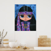 Paisley Hippie Doll Poster (Küche)