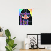 Paisley Hippie Doll Poster (Heimbüro)