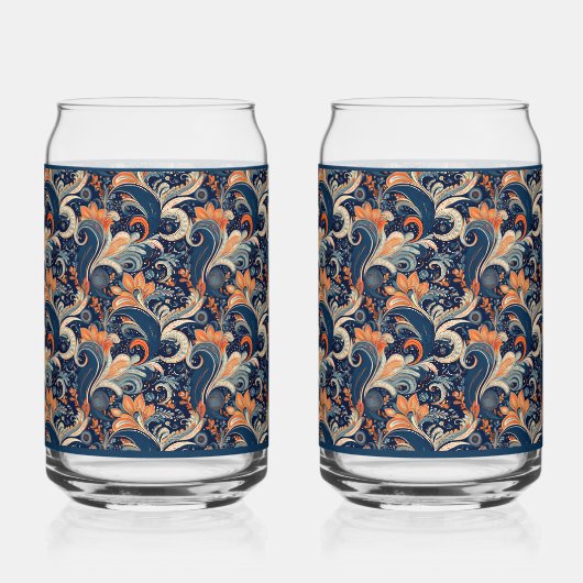 Paisley Honeysuckle Soda Glas (Vorderseite)