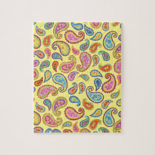 Paisley Hübsches marokkanisches Design Puzzle