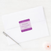 Paisley Impression in Violet Wedding Sticker (Umschlag)