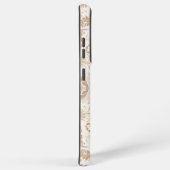 Paisley in Beige Ästhetik Moderne Tan Brown Samsung Galaxy Hülle (Rechte Seite)