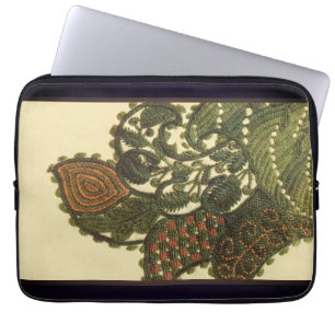 Paisley in Grün Laptopschutzhülle