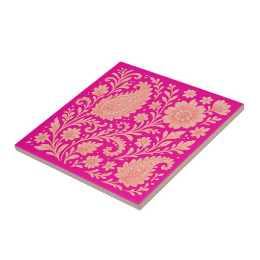 paisley india Printdesign Fliese (Seite)