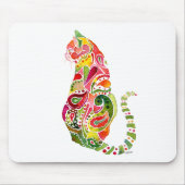Paisley-Katze Mousepad (Vorne)