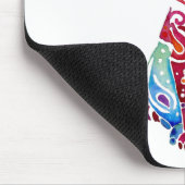 Paisley-Katzen-Entwürfe Mousepad (Ecke)