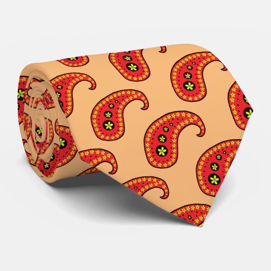 Paisley Krawatte (Gerollt)