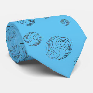 Paisley-Krawatte Hellblau Krawatte