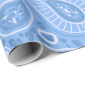 Paisley & Leopard Print Wrapping Paper Geschenkpapier (Rolleneckpunkt)