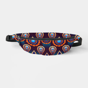 Paisley like Colorful Jewel Pattern Bauchtasche