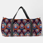 Paisley like Colorful Jewel Pattern Duffle Bag (Vorderseite)