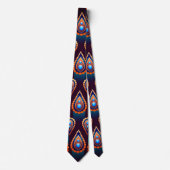Paisley like Colorful Jewel Pattern Krawatte (Vorderseite)