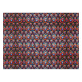 Paisley like Colorful Jewel Pattern Tischdecke (Vorderseite (Horizontal))