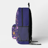 Paisley Lila Bedruckter Rucksack (Rechts)