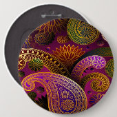 Paisley Lila Button (Vorne & Hinten)
