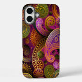 Paisley Lila Case-Mate iPhone Hülle (Rückseite)