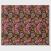 Paisley Lila Geschenkpapier (Flach)