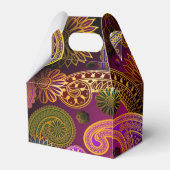 Paisley Lila Geschenkschachtel (Rückseite)