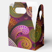 Paisley Lila Geschenkschachtel (Geöffnet)