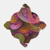 Paisley Lila Geschenkschachtel (Ungefaltet)