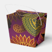 Paisley Lila Geschenkschachtel (Rückseite)