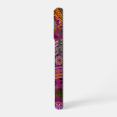 Paisley Lila iPhone 16 Hülle (Linke Seite)