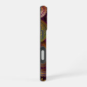 Paisley Lila iPhone 16 Hülle (Rechte Seite)