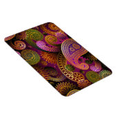 Paisley Lila Magnet (Rechte Seite)