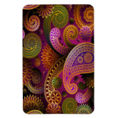 Paisley Lila Magnet (Vertikal)