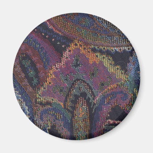 Paisley Lila Magnet (Vorne)