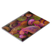 Paisley Lila Notizblock (Linke Seite)