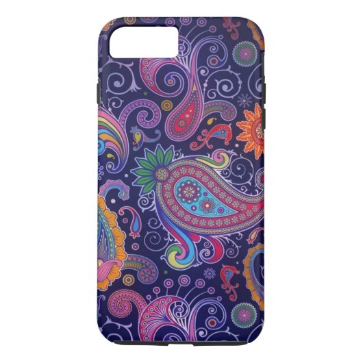 Paisley Lila pink Case-Mate iPhone Hülle (Rückseite)