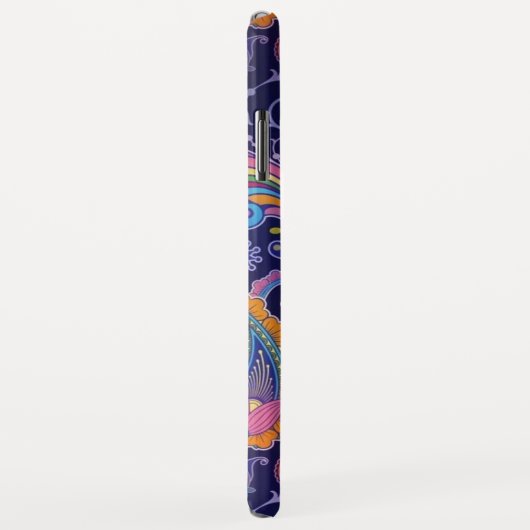 Paisley Lila Pink Case-Mate iPhone Hülle (Hinten/Rechts)