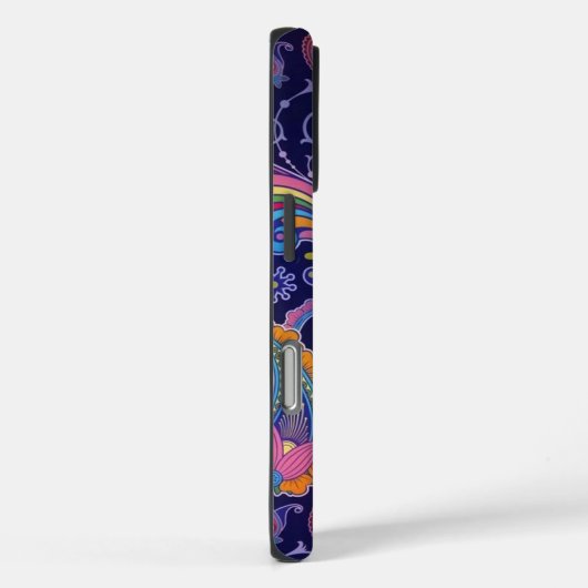 Paisley Lila Pink Case-Mate iPhone Hülle (Rückseite / Rechts)