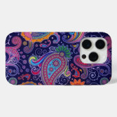 Paisley Lila pink Case-Mate iPhone Hülle (Rückseite (Horizontal))