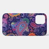 Paisley Lila pink Case-Mate iPhone Hülle (Rückseite (Horizontal))