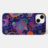 Paisley Lila pink Case-Mate iPhone Hülle (Rückseite (Horizontal))