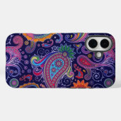 Paisley Lila Pink Case-Mate iPhone Hülle (Rückseite (Horizontal))