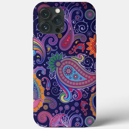 Paisley Lila pink Case-Mate iPhone Hülle (Rückseite)
