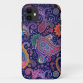 Paisley Lila pink Case-Mate iPhone Hülle (Rückseite)