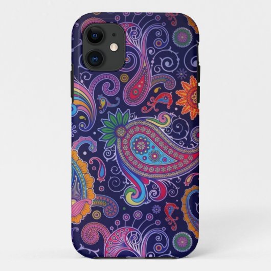 Paisley Lila pink Case-Mate iPhone Hülle (Rückseite)